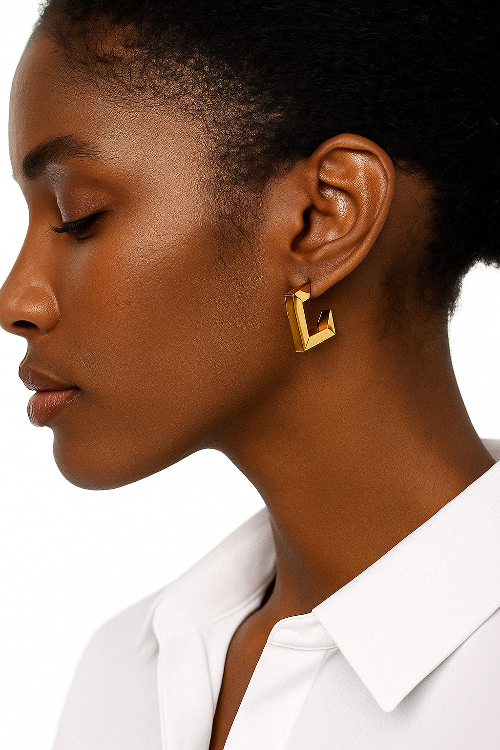 SQUARE HOOP EARRINGS