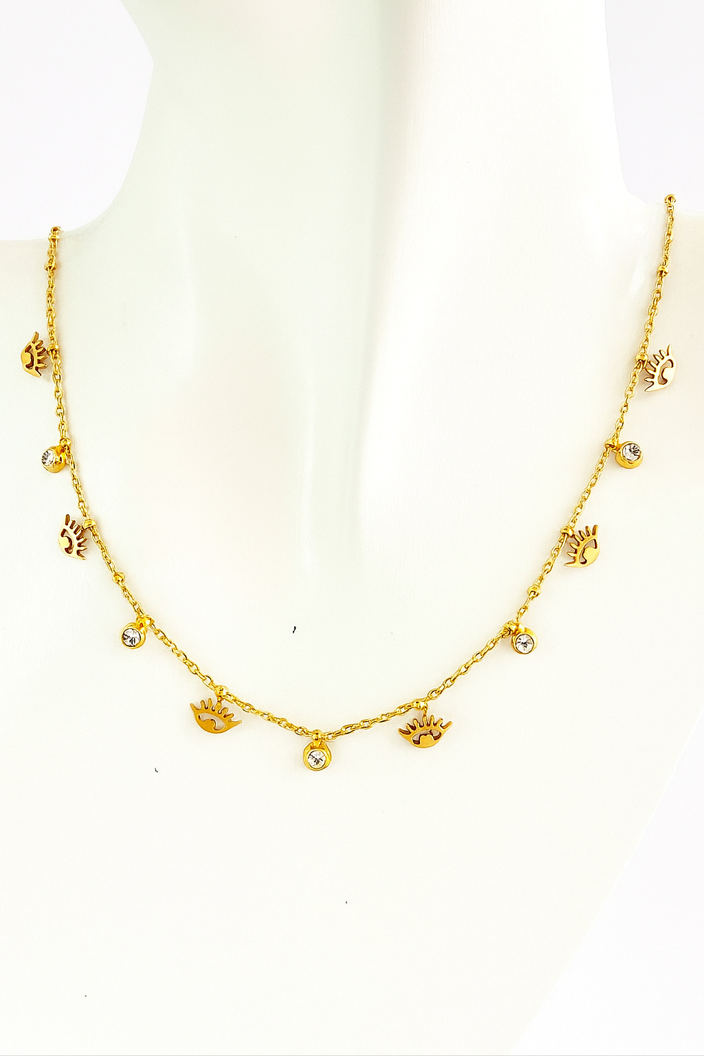 SCATTERED EYE NECKLACE