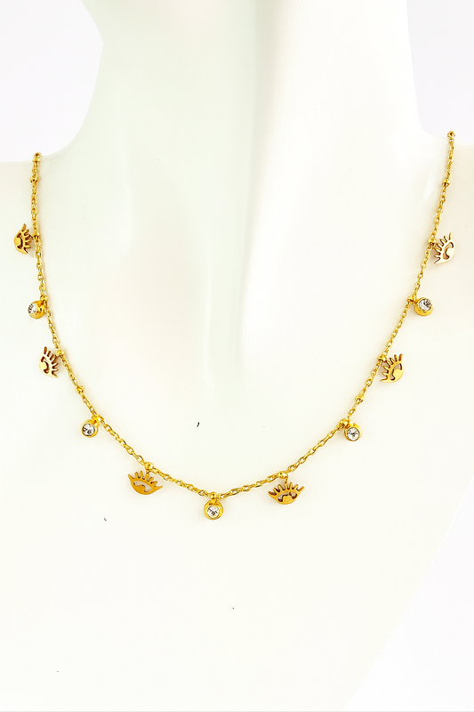 SCATTERED EYE NECKLACE