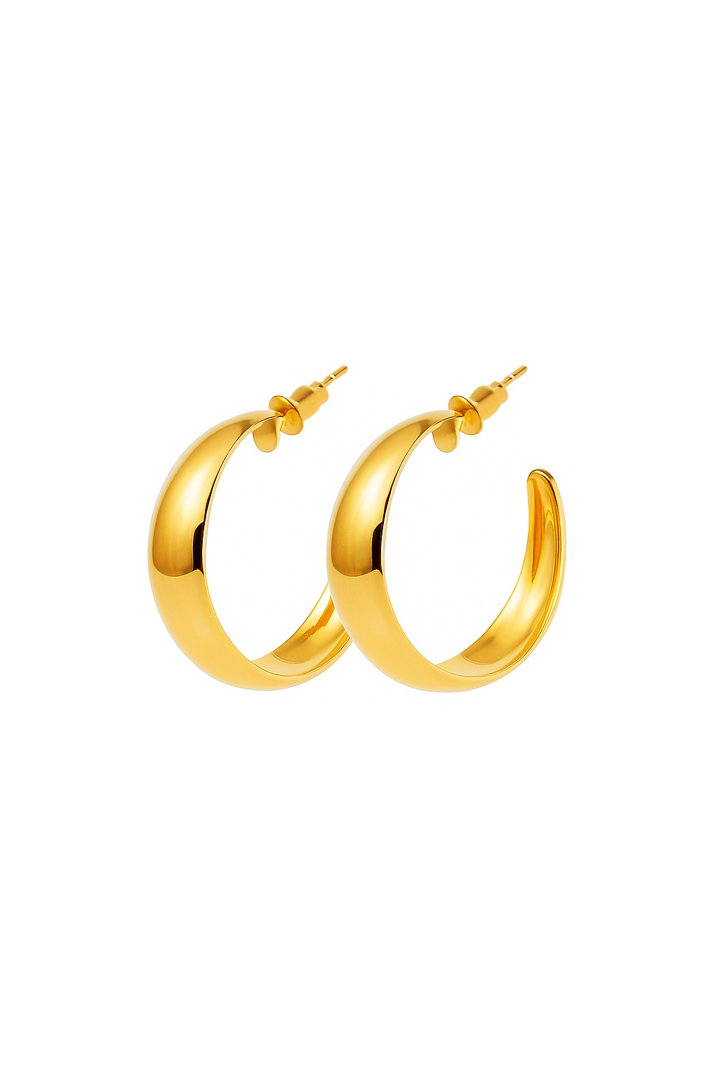 HALF CHUNKY ROUND HOOP